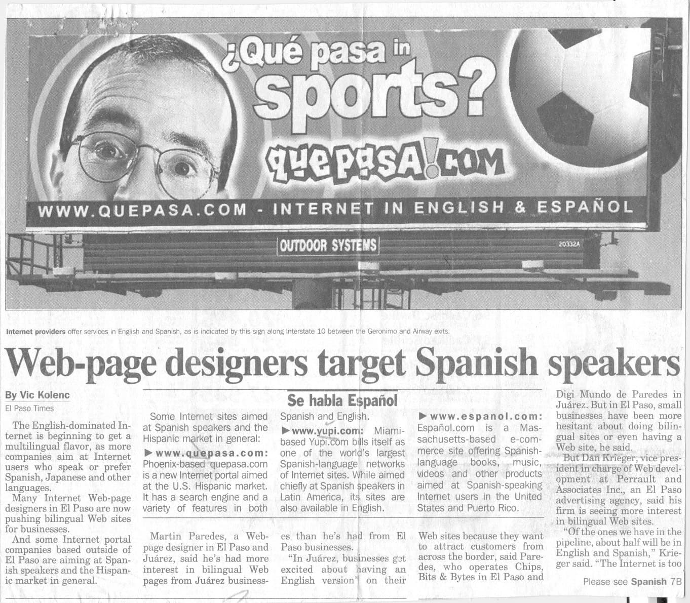 Historical Article About Quepasa